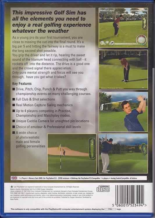 International Golf Pro - PS2 (B Grade) (Genbrug)